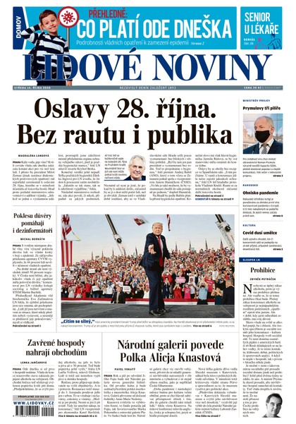 E-magazín LN - 14.10.2020 - MAFRA, a.s.