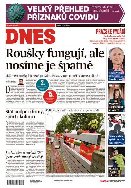 E-magazín MF DNES - 15.10.2020 - MAFRA, a.s.