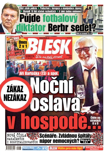 E-magazín Blesk - 17.10.2020 - CZECH NEWS CENTER a. s.