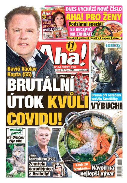 E-magazín AHA! - 20.10.2020 - CZECH NEWS CENTER a. s.