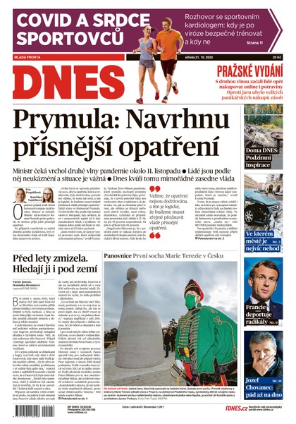 E-magazín MF DNES - 21.10.2020 - MAFRA, a.s.
