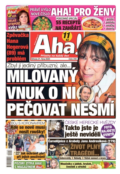 E-magazín AHA! - 21.10.2020 - CZECH NEWS CENTER a. s.