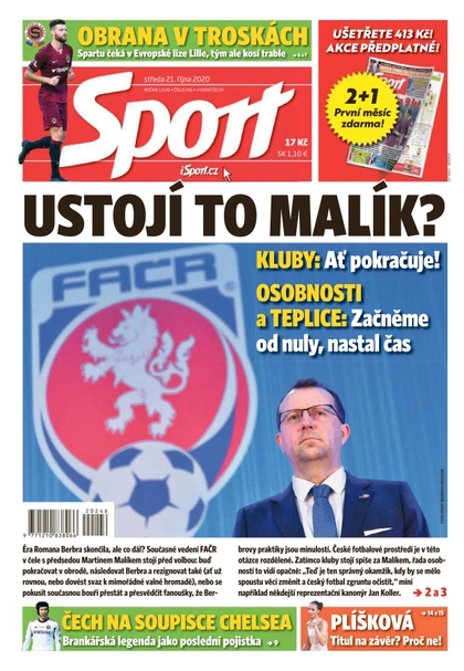 E-magazín Sport - 21.10.2020 - CZECH NEWS CENTER a. s.