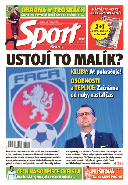 E-magazín Sport - 21.10.2020 - CZECH NEWS CENTER a. s.
