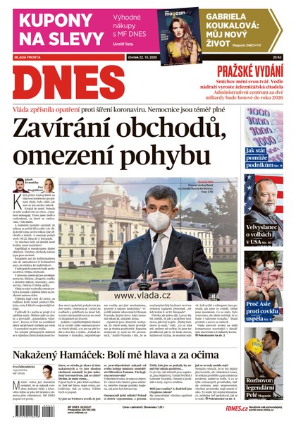 E-magazín MF DNES - 22.10.2020 - MAFRA, a.s.