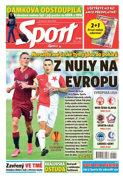 E-magazín Sport - 22.10.2020 - CZECH NEWS CENTER a. s.