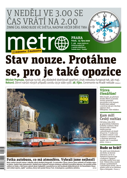 E-magazín METRO - 23.10.2020 - MAFRA, a.s.