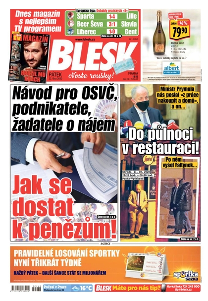 E-magazín Blesk - 23.10.2020 - CZECH NEWS CENTER a. s.