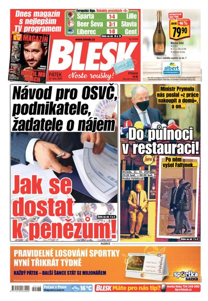 E-magazín Blesk - 23.10.2020 - CZECH NEWS CENTER a. s.