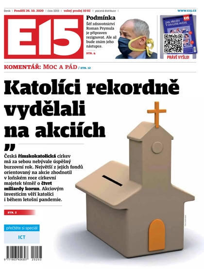 E-magazín E15 - 26.10.2020 - CZECH NEWS CENTER a. s.