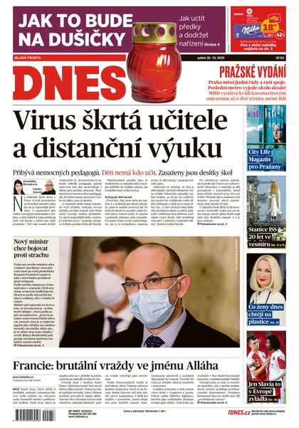 E-magazín MF DNES - 30.10.2020 - MAFRA, a.s.