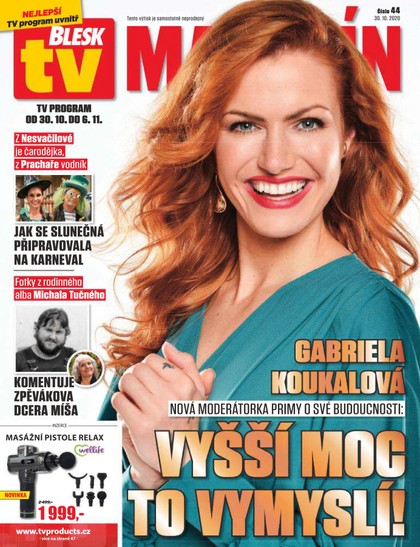 E-magazín Příloha Blesk Tv - 30.10.2020 - CZECH NEWS CENTER a. s.