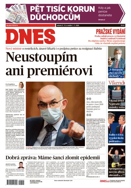 E-magazín MF DNES - 31.10.2020 - MAFRA, a.s.