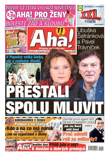E-magazín AHA! - 2.11.2020 - CZECH NEWS CENTER a. s.