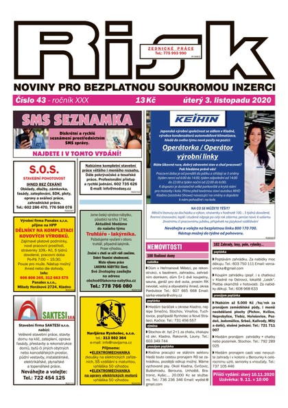 E-magazín Risk 43/2020 - Risk
