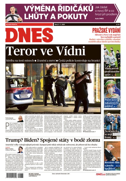 E-magazín MF DNES - 3.11.2020 - MAFRA, a.s.