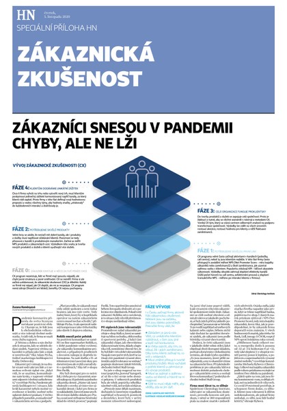 E-magazín HN 214 - 5.11.2020 příloha Zákaznická zkušenost - Economia, a.s.