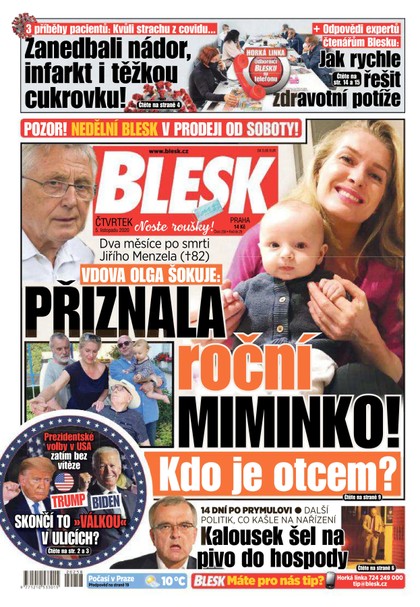 E-magazín Blesk - 5.11.2020 - CZECH NEWS CENTER a. s.