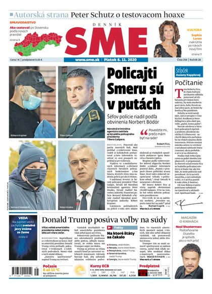 E-magazín SME 6/11/2020 - Petit Press, a.s. 