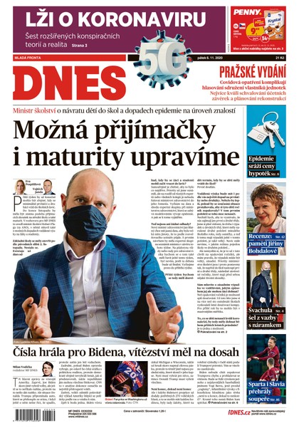 E-magazín MF DNES - 6.11.2020 - MAFRA, a.s.