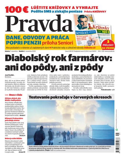 E-magazín Denník Pravda 7. 11. 2020 - OUR MEDIA SR a. s.