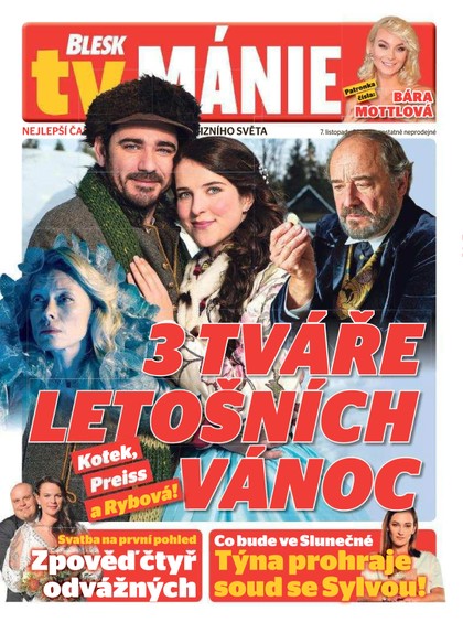 E-magazín Blesk Tv manie - 7.11.2020 - CZECH NEWS CENTER a. s.
