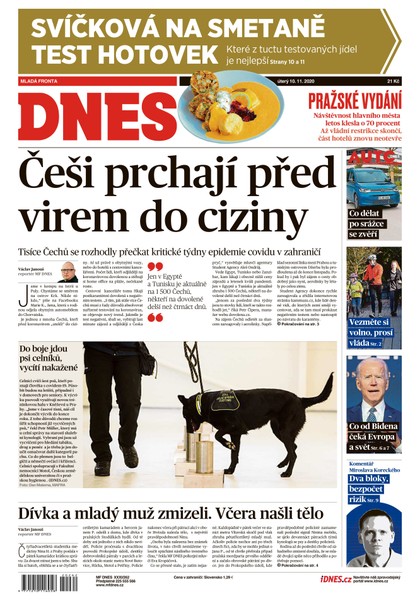 E-magazín MF DNES - 10.11.2020 - MAFRA, a.s.