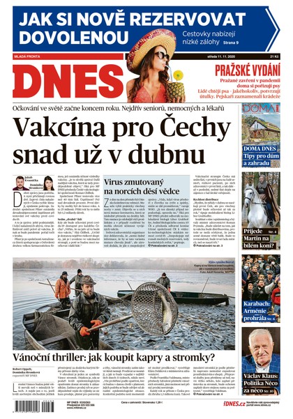 E-magazín MF DNES - 11.11.2020 - MAFRA, a.s.
