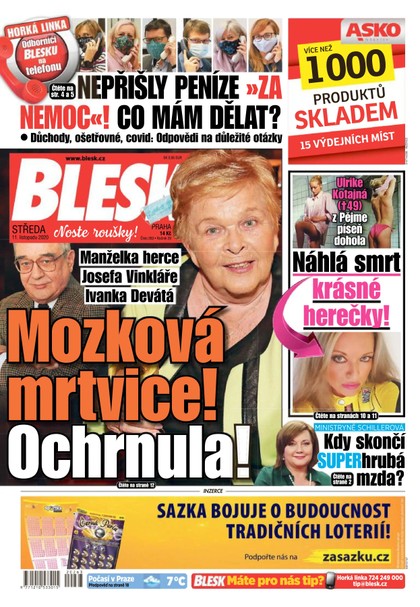 E-magazín Blesk - 11.11.2020 - CZECH NEWS CENTER a. s.