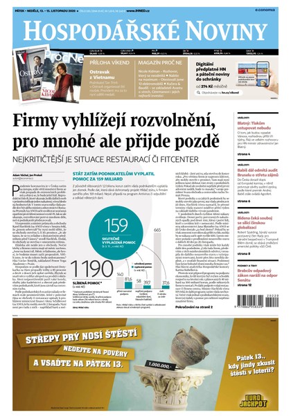 E-magazín HN 220 - 13.11.2020 - Economia, a.s.