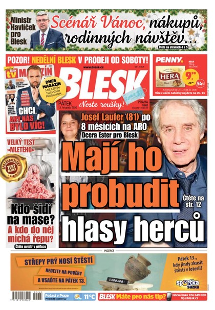 E-magazín Blesk - 13.11.2020 - CZECH NEWS CENTER a. s.