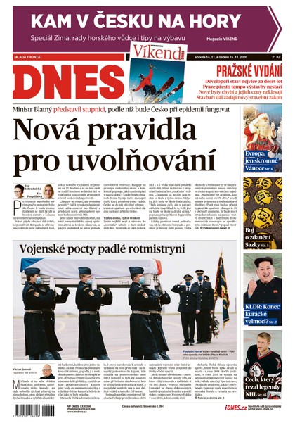 E-magazín MF DNES - 14.11.2020 - MAFRA, a.s.