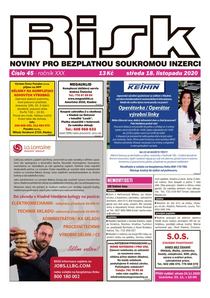 E-magazín Risk 45/2020 - Risk