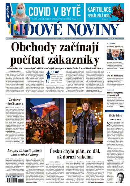 E-magazín LN - 18.11.2020 - MAFRA, a.s.