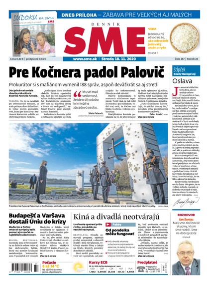 E-magazín SME 18/11/2020 - Petit Press, a.s. 