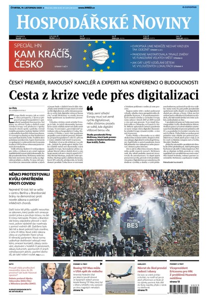 E-magazín HN 223 - 19.11.2020 - Economia, a.s.