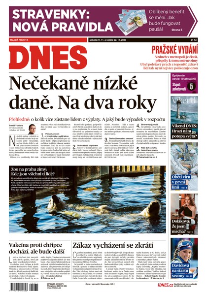 E-magazín MF DNES - 21.11.2020 - MAFRA, a.s.