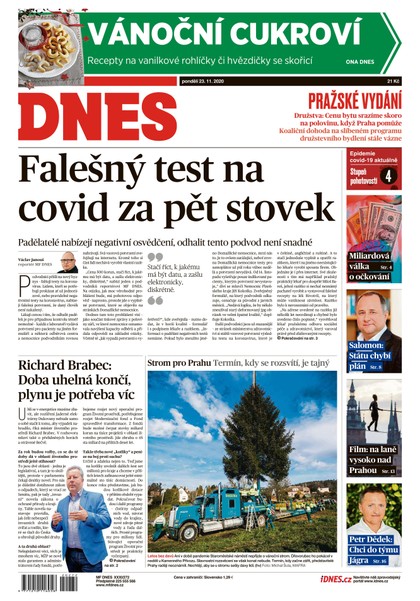 E-magazín MF DNES - 23.11.2020 - MAFRA, a.s.