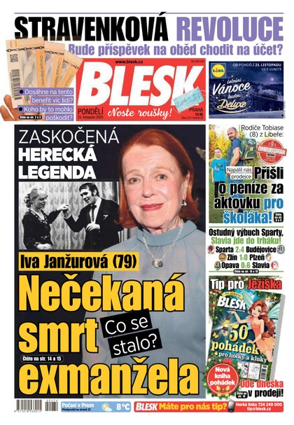 E-magazín Blesk - 23.11.2020 - CZECH NEWS CENTER a. s.
