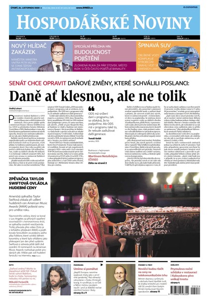E-magazín HN 226 - 24.11.2020 - Economia, a.s.