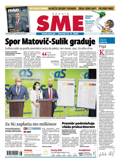 E-magazín SME 24/11/2020 - Petit Press, a.s. 