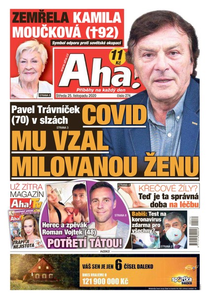 E-magazín AHA! - 25.11.2020 - CZECH NEWS CENTER a. s.