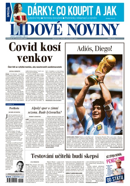 E-magazín LN - 26.11.2020 - MAFRA, a.s.