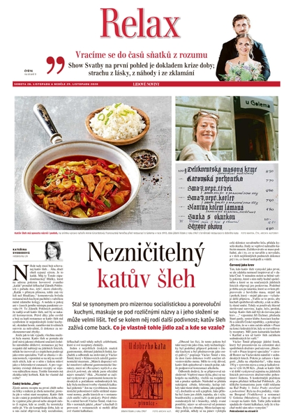 E-magazín LN+ Čechy - 28.11.2020 - MAFRA, a.s.