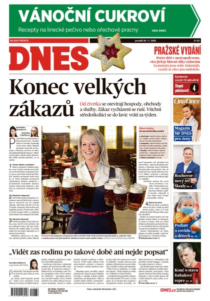 E-magazín MF DNES - 30.11.2020 - MAFRA, a.s.