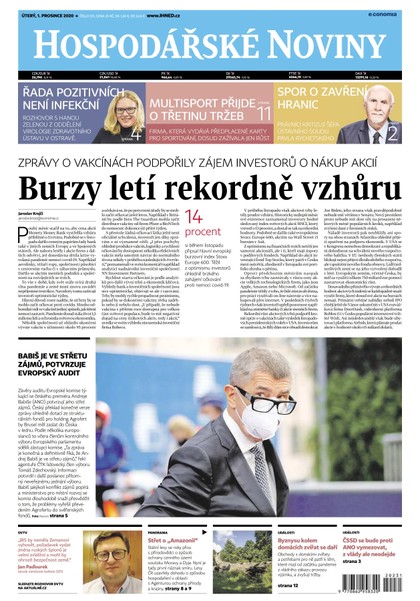 E-magazín HN 231 - 01.12.2020 - Economia, a.s.