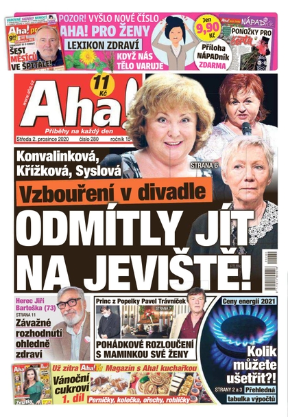 E-magazín AHA! - 2.12.2020 - CZECH NEWS CENTER a. s.