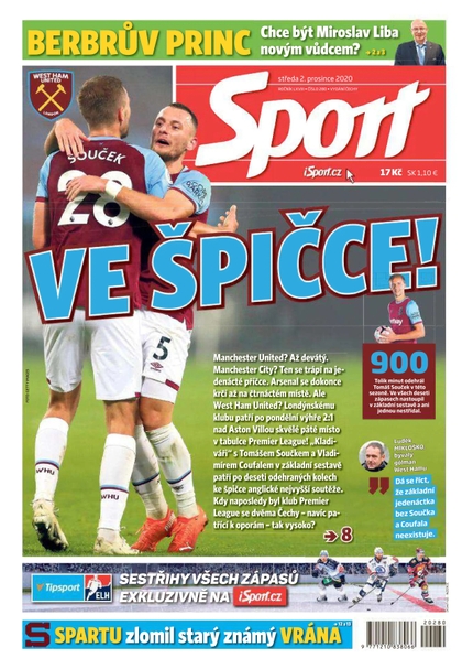 E-magazín Sport - 2.12.2020 - CZECH NEWS CENTER a. s.