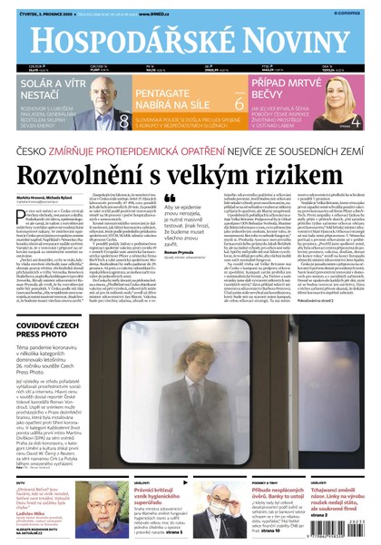 E-magazín HN 233 - 03.12.2020 - Economia, a.s.