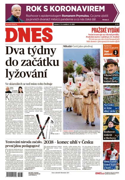 E-magazín MF DNES - 5.12.2020 - MAFRA, a.s.